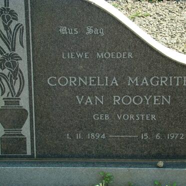 ROOYEN Cornelia Magrietha, van nee VORSTER 1894-1972