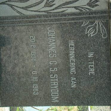 STRYDOM Johannes G.S. 1896-1963