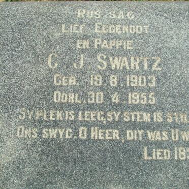 SWARTZ C.J. 1903-1955