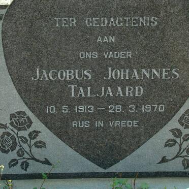 TALJAARD Jacobus Johannes 1913-1970