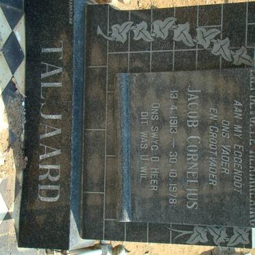 TALJAARD Jacob Cornelius 1913-1978