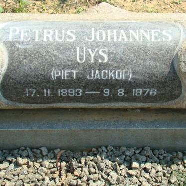 UYS Petrus Johannes 1893-1976