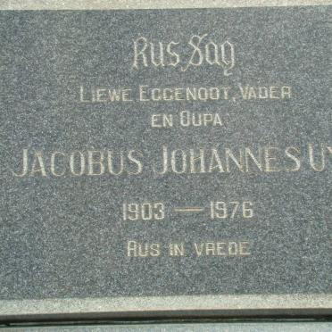 UYS Jacobus Johannes 1903-1976