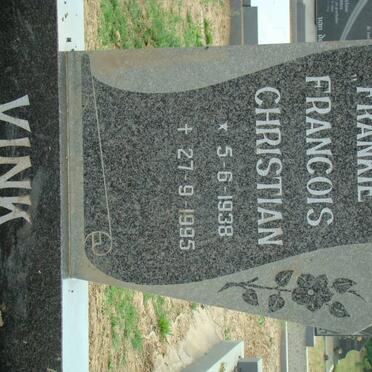 VINK Francois Christian 1938-1995