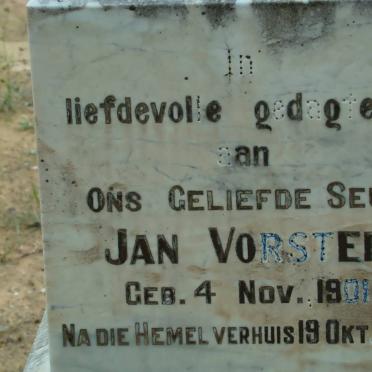 VORSTER Jan 1901-1930
