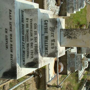 WILLEMSE Crydie 1908-1929