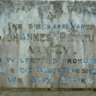 ZYL Johannes Petrus, van