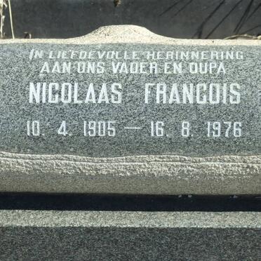 ALBERTS Nicolaas Francois 1905-1976 &amp; Alida Maria 1910-1986