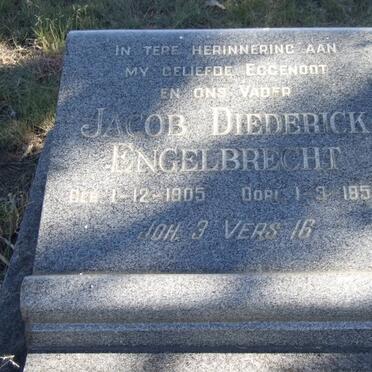 ENGELBRECHT Jacob Diederick 1905-1958