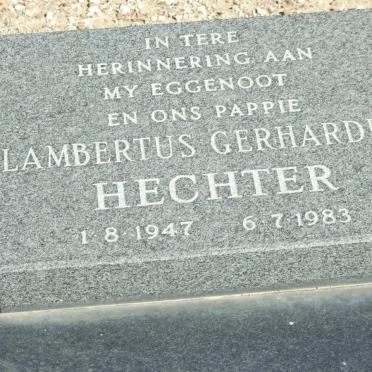 HECHTER Lambertus Gerhardus 1947-1983