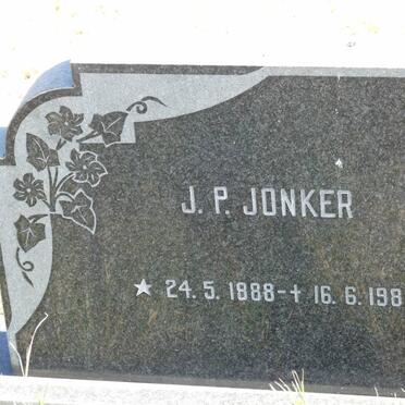 JONKER J.P. 1888-1981 