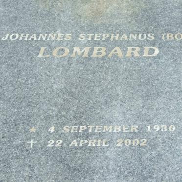 LOMBARD Johannes Stephanus 1930-2002