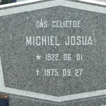 ? Michiel Josua 1922-1975