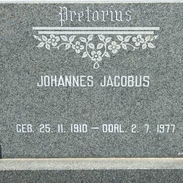 PRETORIUS Johannes Jacobus 1910-1977