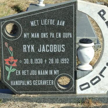 PRINSLOO Ryk Jacobus 1930-1992