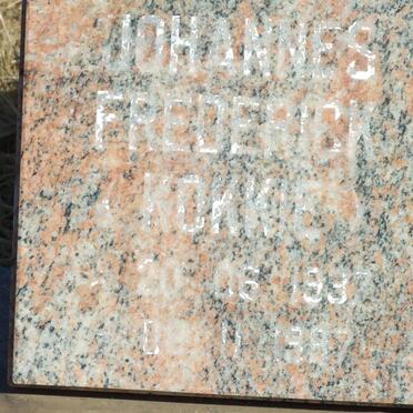 RENSBURG Johannes Frederick, Janse van 1937-1987