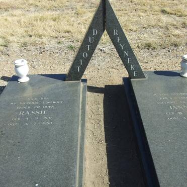TOIT Rassie, du 1910-1980 :: REYNEKE Jannie 1939-1980