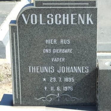 VOLSCHENK Theunis Johannes 1895-1976 