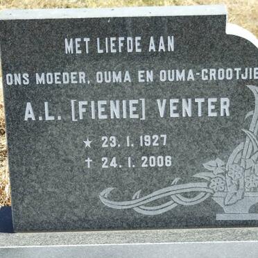 VENTER A.L. 1927-2006
