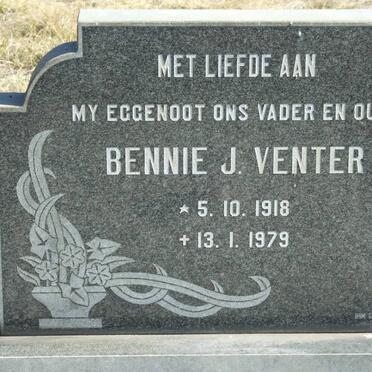 VENTER Bennie J. 1918-1979 