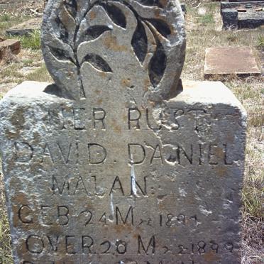 MALAN David Daniel 189?-1899