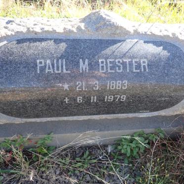 BESTER Paul M. 1883-1979