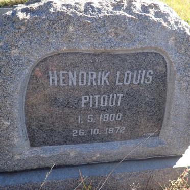 PITOUT Hendrik Louis 1900-1972