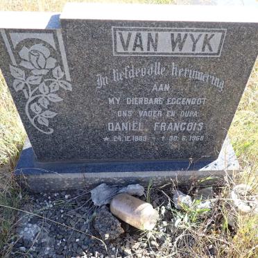 WYK Daniël Francois, van 1889-1968