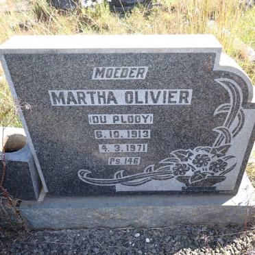 OLIVIER Martha nee DU PLOOY 1913-1971