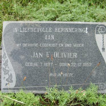 OLIVIER Jan F. 1897-1952