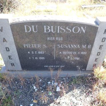 BUISSON Pieter S., du 1883-1965 &amp; Susanna M.H. BOTHA 1890-1966