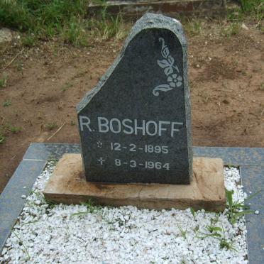 BOSHOFF R.  1895-1964