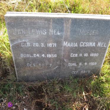 NEL Jan Lewis 1871-1956 &amp; Maria Gesina 1880-1968