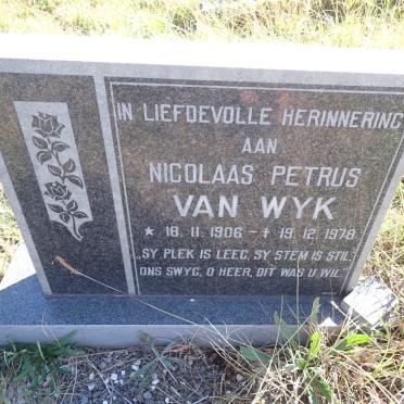 WYK Nicolaas Petrus, van 1906-1978