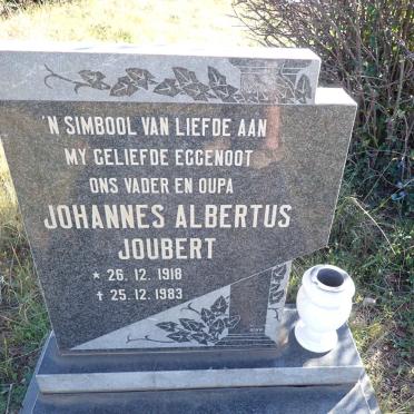 JOUBERT Johannes Albertus 1918-1983