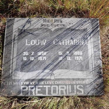 PRETORIUS Louw 1896-1971 &amp; Catharina 1900-1971