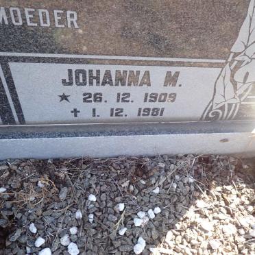 ? Johanna M. 1909-1981