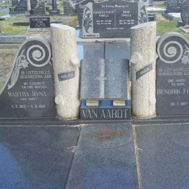 AARDT Hendrik Francois, van 1897-1985 &amp; Martha Ryna RABIE 1903-1966
