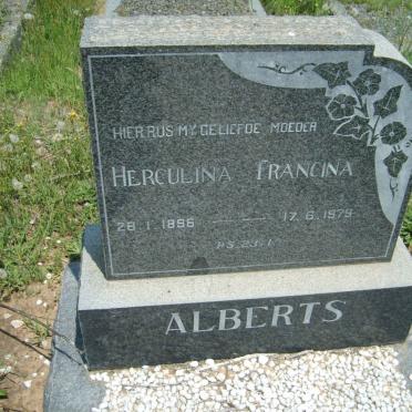ALBERTS Herculina Francina 1896-1979