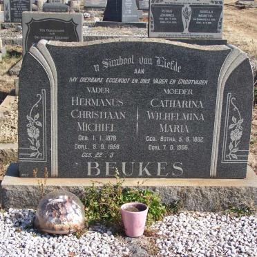BEUKES Hermanus Christiaan Michiel 1878-1958 &amp; Catharina Wilhelmina Maria BOTHA 1882-1966