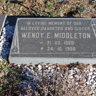 MIDDLETON Wendy E. 1965-1996