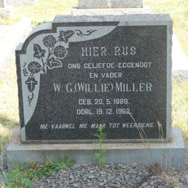 MILLER W.G 1889-1962