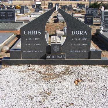 MOOLMAN Chris 1917-1989 &amp; Dora 1922-1989