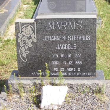 MARAIS Johannes Stefanus Jacobus 1902-1968