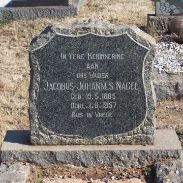 NAGEL Jacobus Johannes 1885-1957