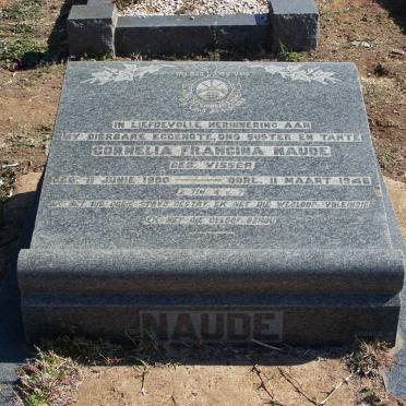NAUDE Cornelia Francina nee VISSER 1900-1946
