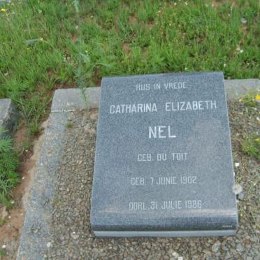 NEL Catharina Elizabeth nee DU TOIT 1902-1986
