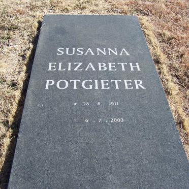 POTGIETER Susanna Elizabeth 1911-2003