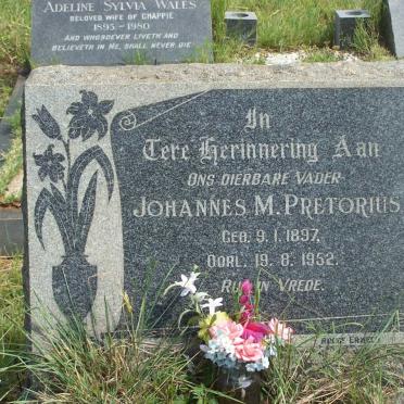 PRETORIUS Johannes M. 1897-1952