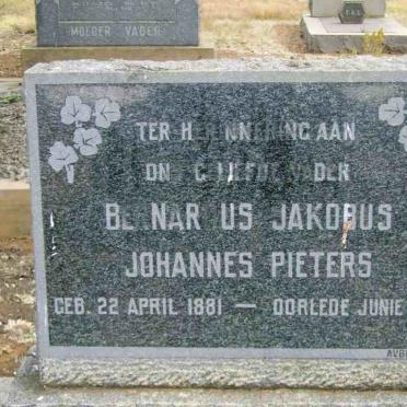 PIETERS Bernardus Jakobus Johannes 1881-1949